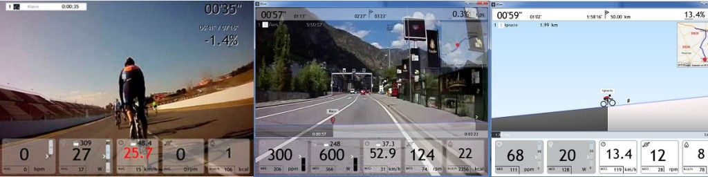 BKool vues écran