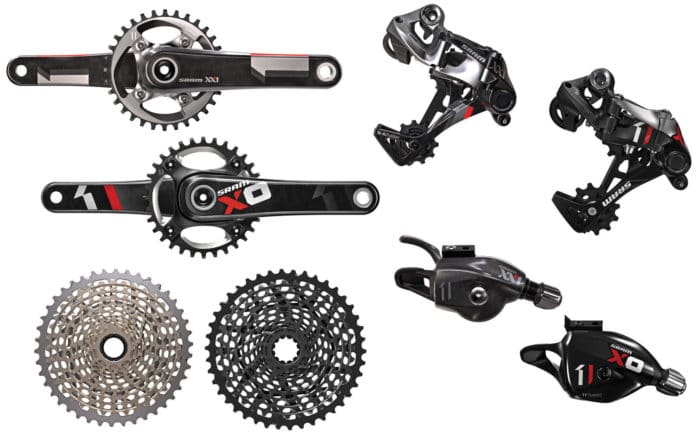 Groupes Sram XX1 et X01