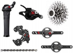 Groupe VTT Sram X01 DH10