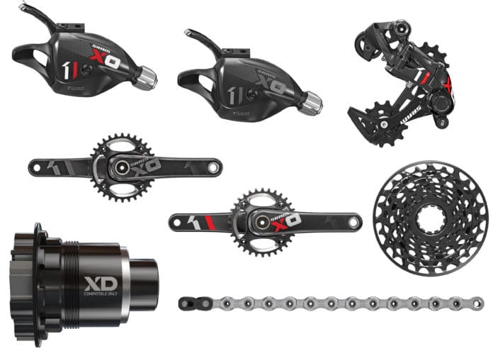 Sram X01 DH7 et X01 DH10