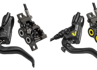 Freins Magura MT7 et MT5 2015 : étriers quatre pistons Freins Magura MT7 et MT5