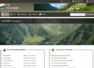 Cols-cyclisme.com : refonte en profondeur Cols-cyclisme.com