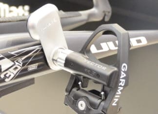 Eurobike 2014 : une seule pédale pour le Garmin Vector S Capteur de puissance Garmin Vector S