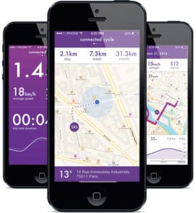 L'application Connected Cycle permettra d'être alerté lors du déplacement de son vélo.