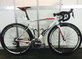 Le BMC SLR01 de Cadel Evans au Tour Down Under BMC SLR01 Cadel Evans