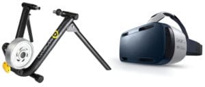 CycleOps et Samsung s'associent pour un home-trainer à réalité virtuelle.