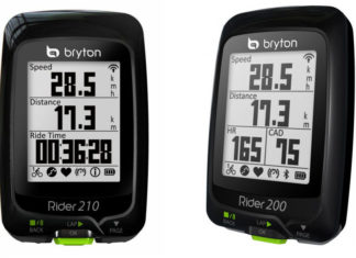 Bryton Rider 210 et Rider 200 : compteurs GPS connectés à prix contenu Bryton Rider 210 et Rider 200