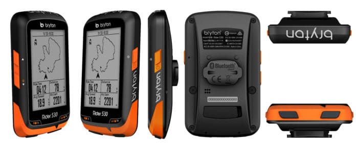 Le Bryton Rider 530 se place dans le groupe de tête des compteurs vélo GPS.