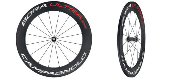 La Campagnolo Bora Ultra 80 Piste est taillée pour la performance.