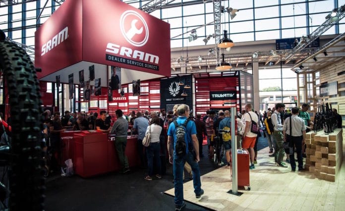 Le nouveau Pédalier Sram Quarq DZero était une des grosse nouveauté sur le stand pour l'Eurobike 2016.