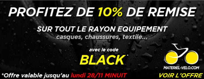 Les offres immanquables Black Friday Materiel-velo.com.