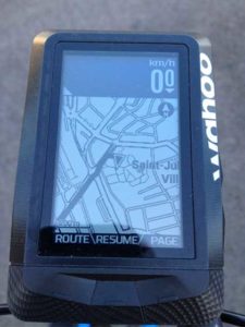 En temps réel vous connaissez votre position sur l'écran GPS.