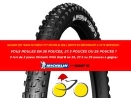 3 lots de 2 Michelin Wild Grip'R à gagner avec Materiel-velo.com !