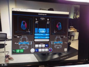 Avec l'outil d'analyse du pédalage Shimano Bikefitting il est possible d'apporter des corrections facilement perceptibles.