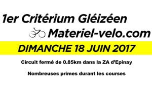 Le critérium Gleizéen offre aux courerus le moyen de s'exprimer sur un parcours totalement fermé.