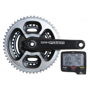Nouveau pédalier SRM Origin et compeur PC8 : le must ! L'ensemble capteur de puissance et compteur SRM PC8 est fabuleux.