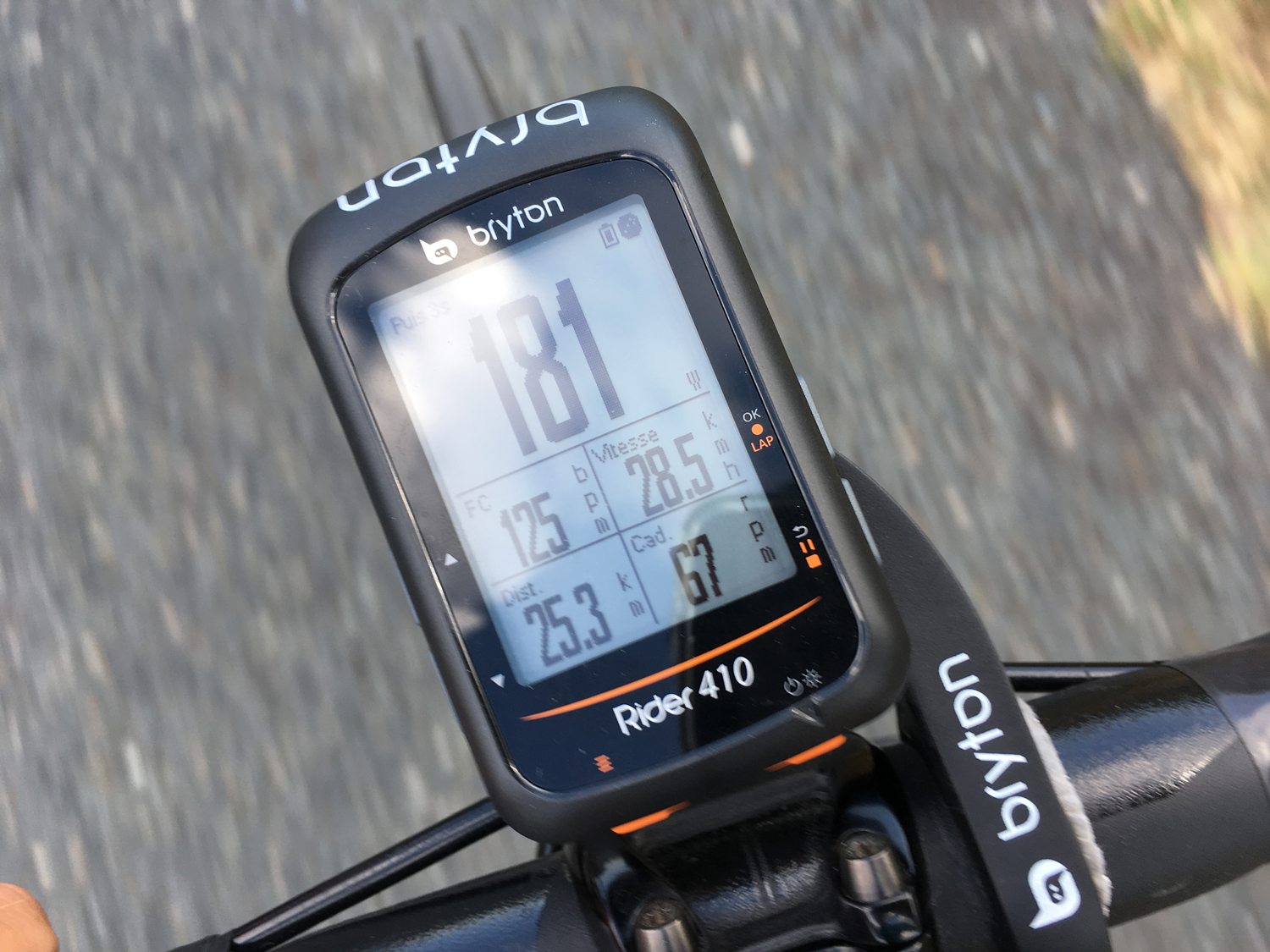 Compteur GPS Bryton Rider 410 E