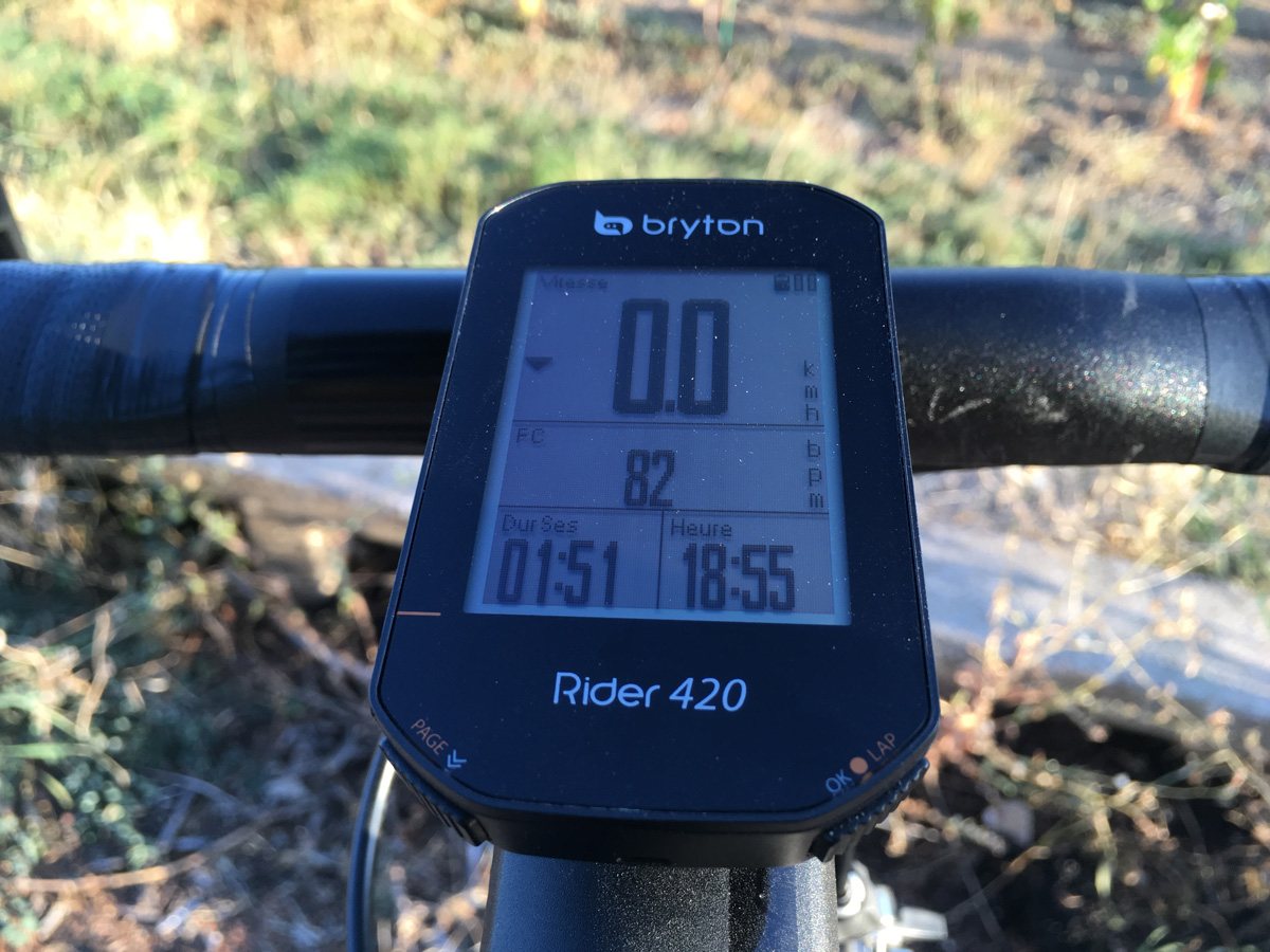 Test du GPS Bryton 420 : un compteur vélo aux 35 heures