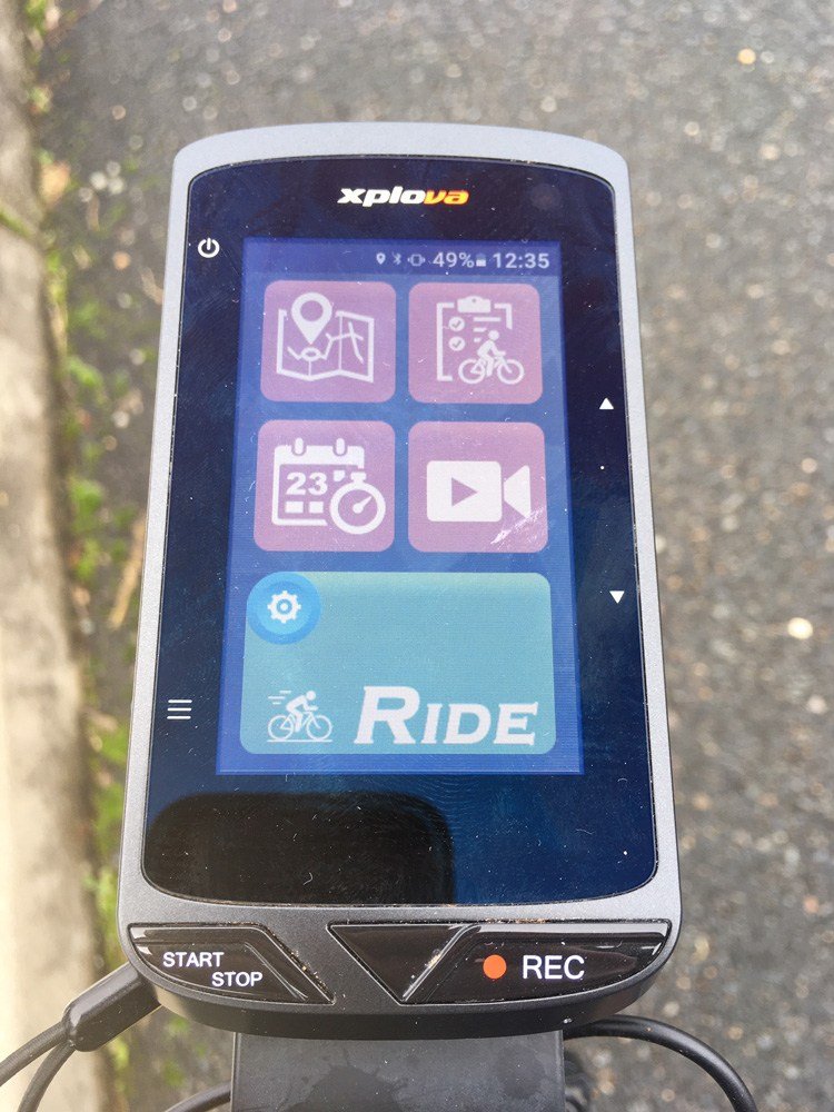 Compteur de vélo gps x5 evo cam