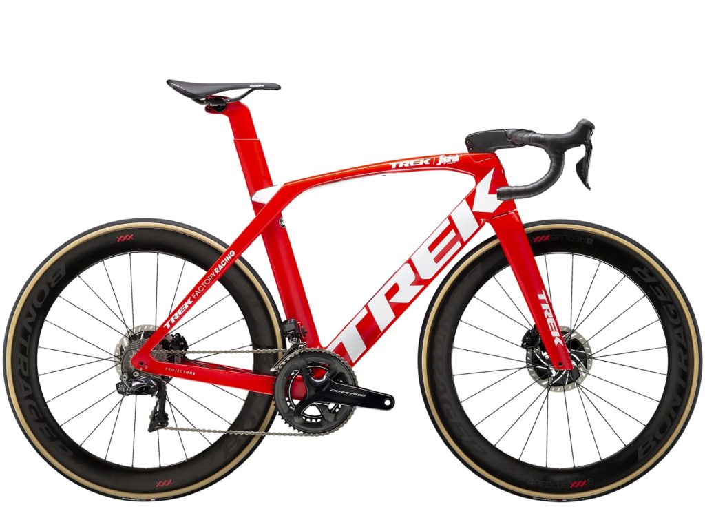 Le Trek Madone SLR est une bête de course. Normal donc d'être dans les 5 meilleurs vélos route !©Trek