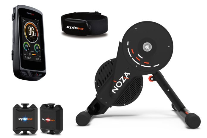 Xplova, un compteur vélo GPS et un home trainer interactif. ©Xplova