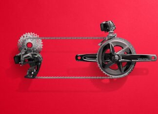 Sram Rival eTap AXS 12 vitesses : sans concurrence en 12 vitesses ! Le groupe Sram Rival AXS donne accès à la meilleure technologie Sram sans fil.©Sram