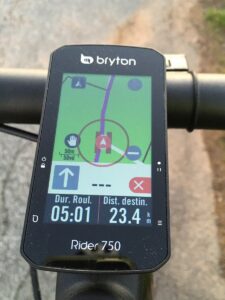 Le Bryton 750 est le plus haut de gamme chez Bryton.
