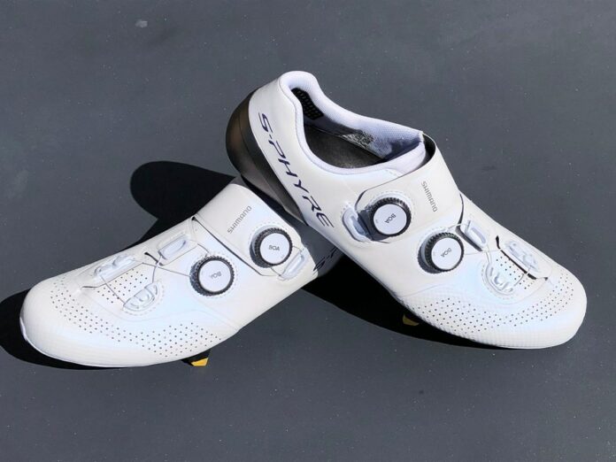 Les chaussures Shimano S-Phyre sont ultra-performantes.
