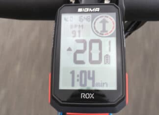 Compteur vélo Sigma Rox 4.0 : il va à l’essentiel Le compteur vélo Sigma Rox 4.0 offre un guidage précis.