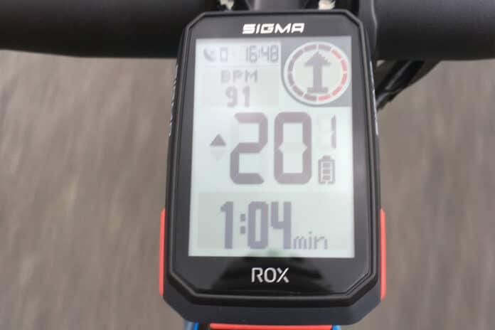 Le compteur vélo Sigma Rox 4.0 offre un guidage précis.