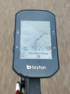 Navigation Bryton Rider S500