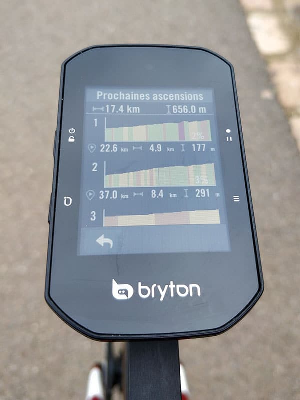 Bryton Rider S500 T GPS Compteur de vélo avec pack de capteurs