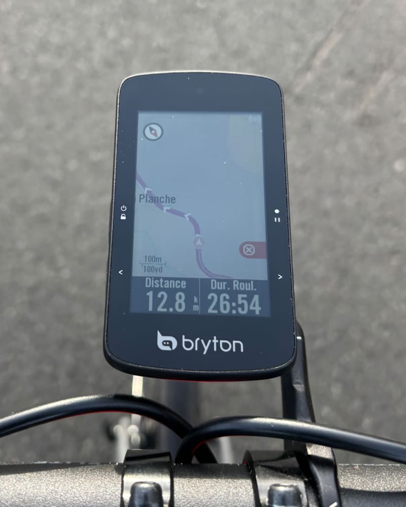 Pages de données compteur Bryton Rider 750 SE