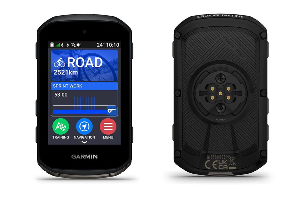 L'empreinte remplaçable du Garmin Edge 850